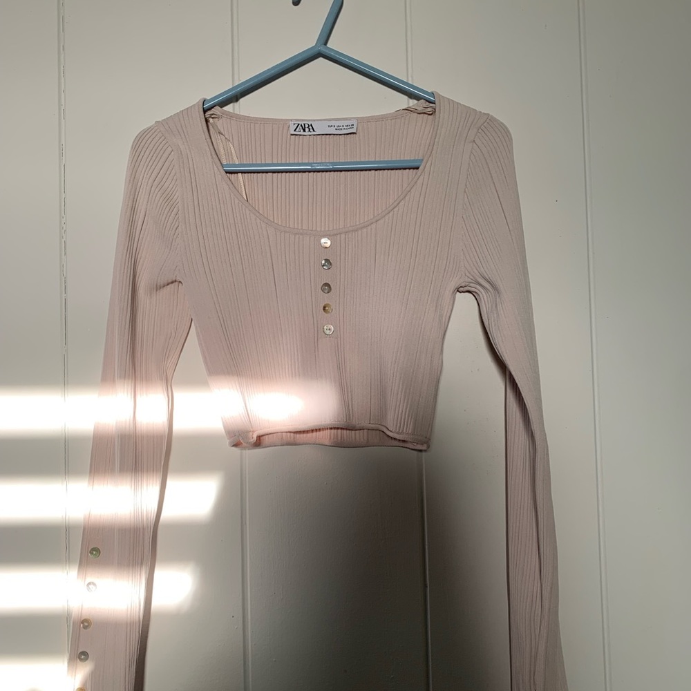 Crop top long sleeve
